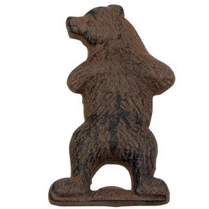 Bear cast iron bottle opener / home kitchen decor